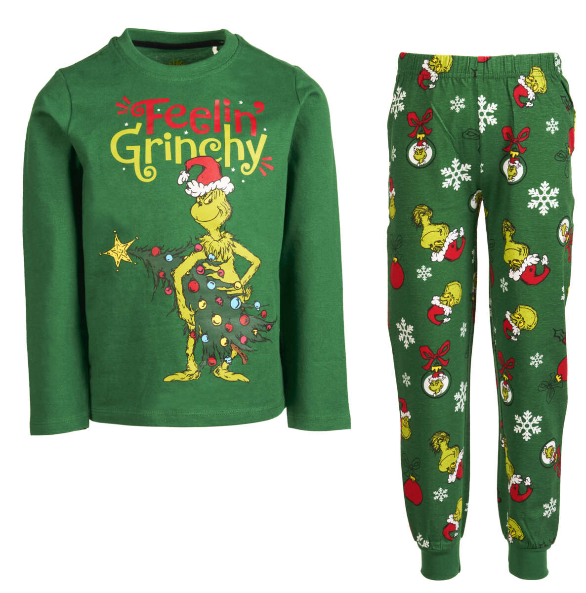 Grinch 2-delt pyjamas barn