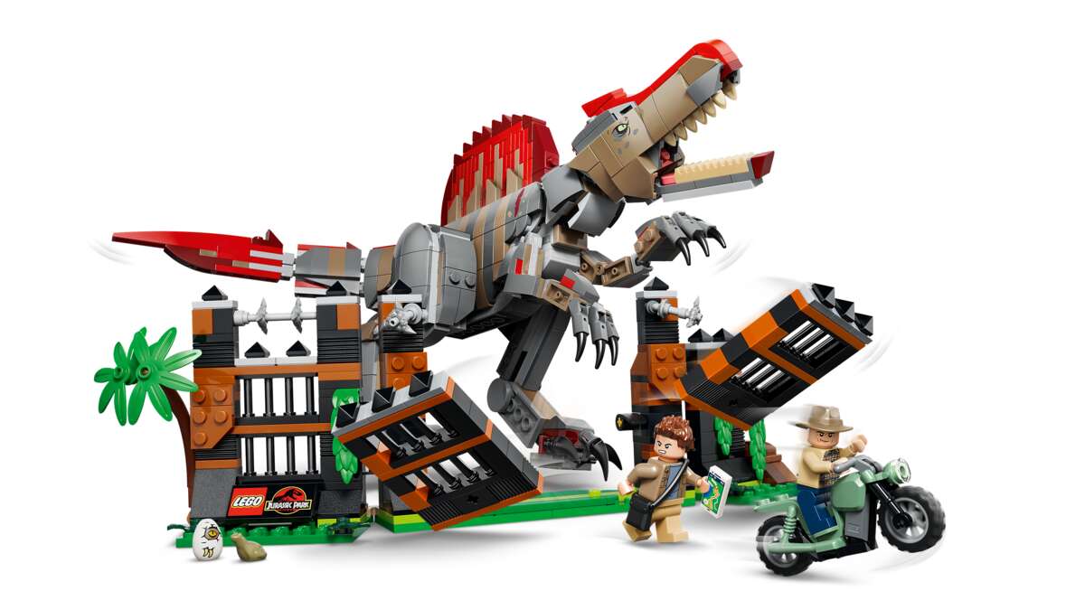 LEGO® Jurassic World Spinosaurus på flukt 77982
