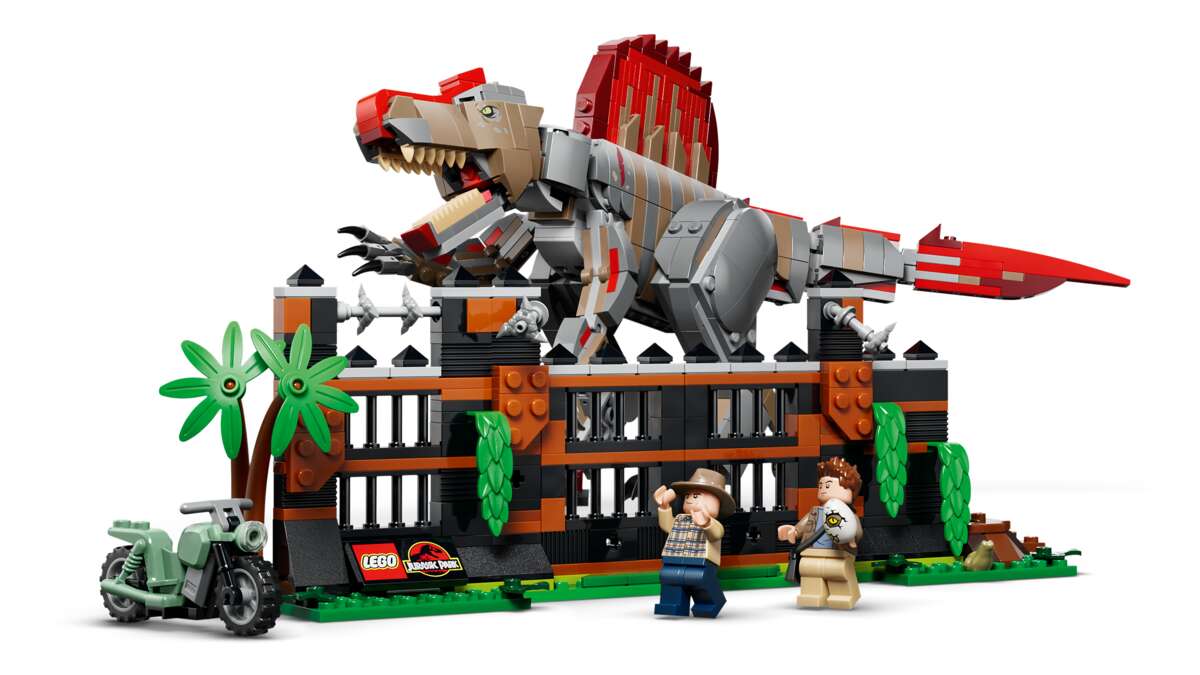 LEGO® Jurassic World Spinosaurus på flukt 77982