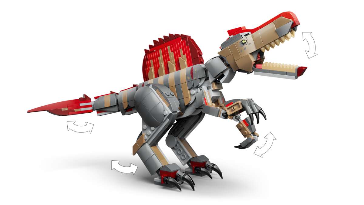 LEGO® Jurassic World Spinosaurus på flukt 77982