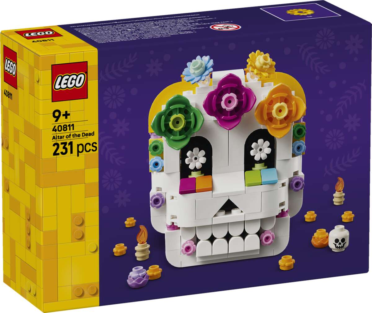 LEGO® De dødes alter Día De Los Muertos-hodeskalledekor 40811