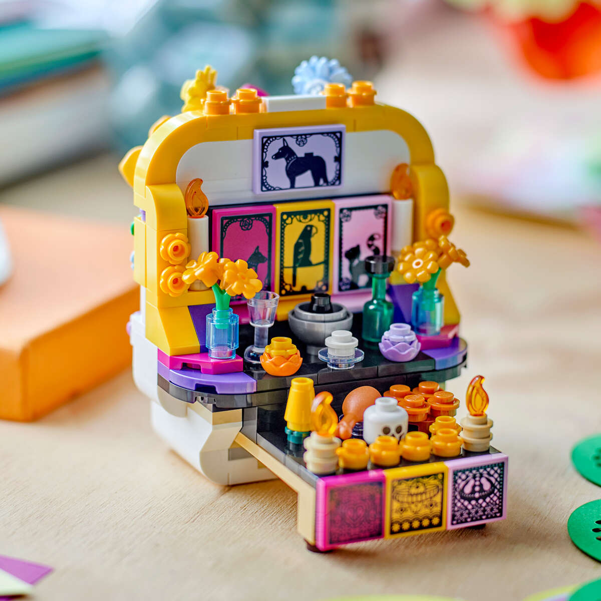 LEGO® De dødes alter Día De Los Muertos-hodeskalledekor 40811