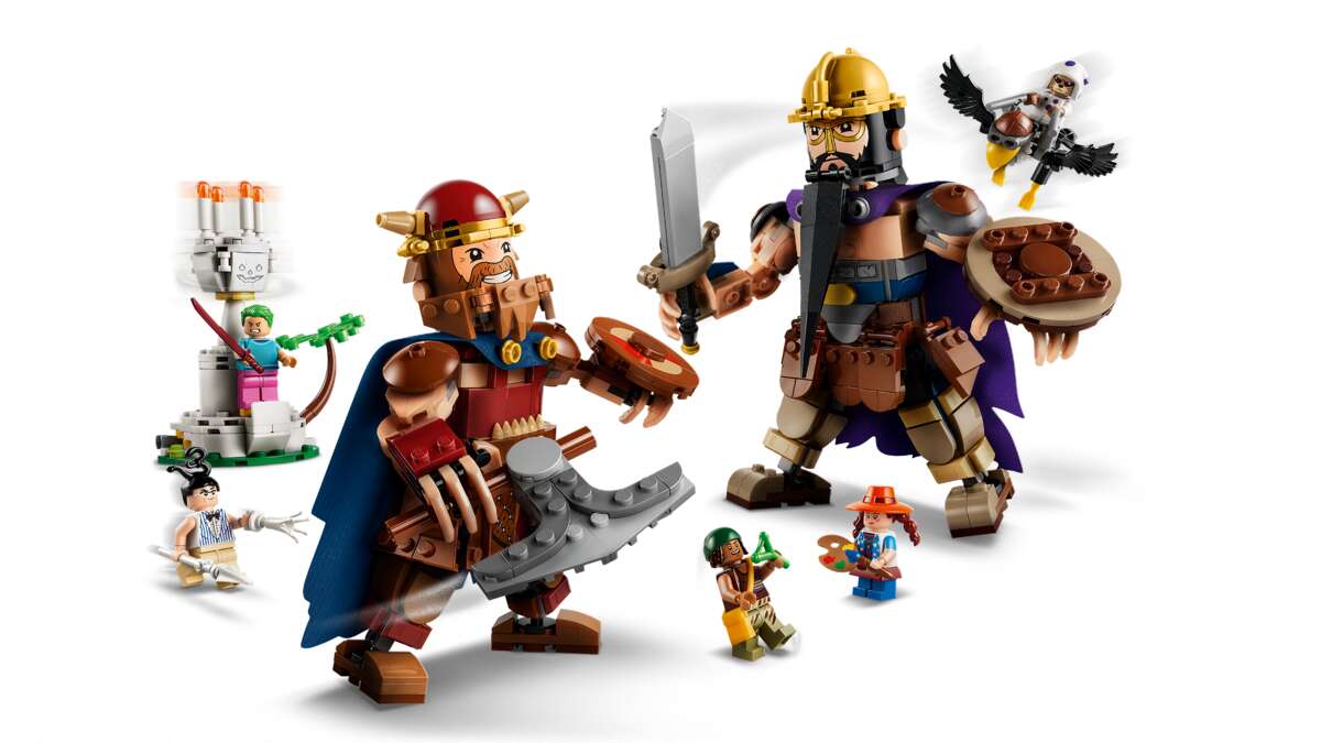LEGO® ONE PIECE Dorry mot Brogy – kjempene fra Little Garden 75644