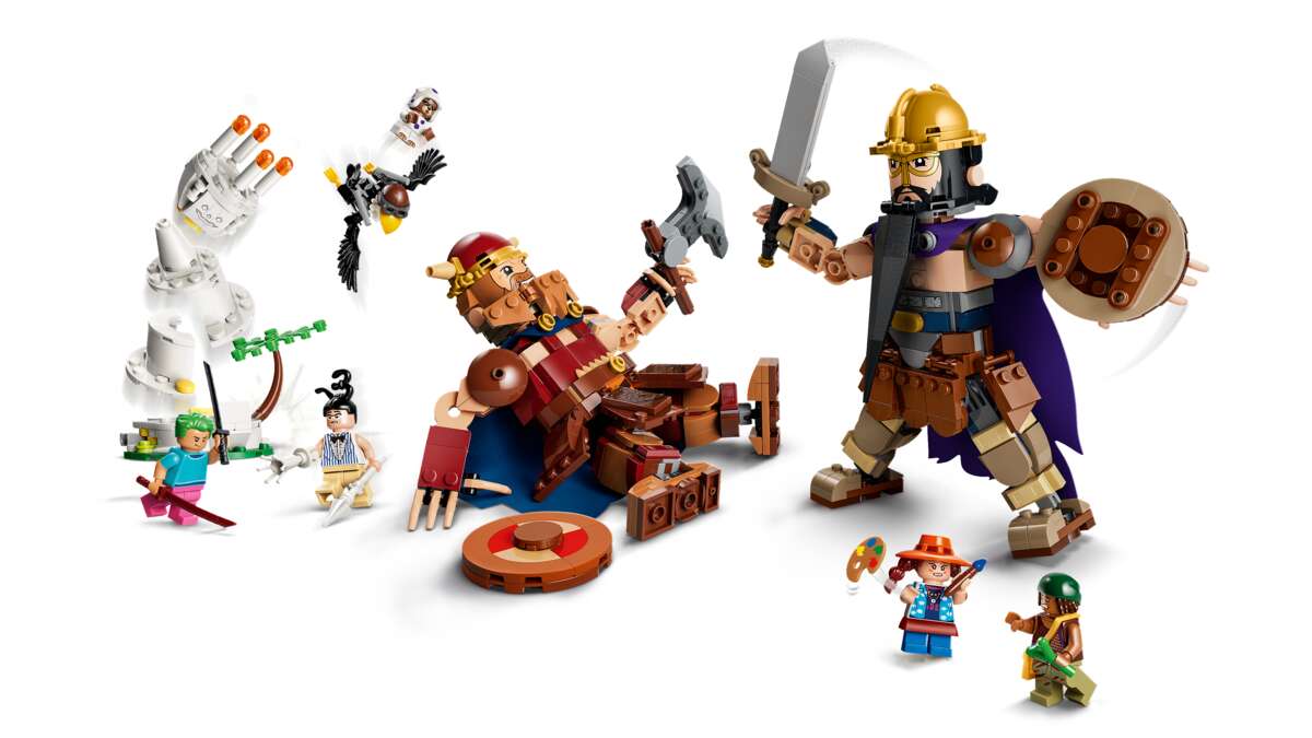 LEGO® ONE PIECE Dorry mot Brogy – kjempene fra Little Garden 75644