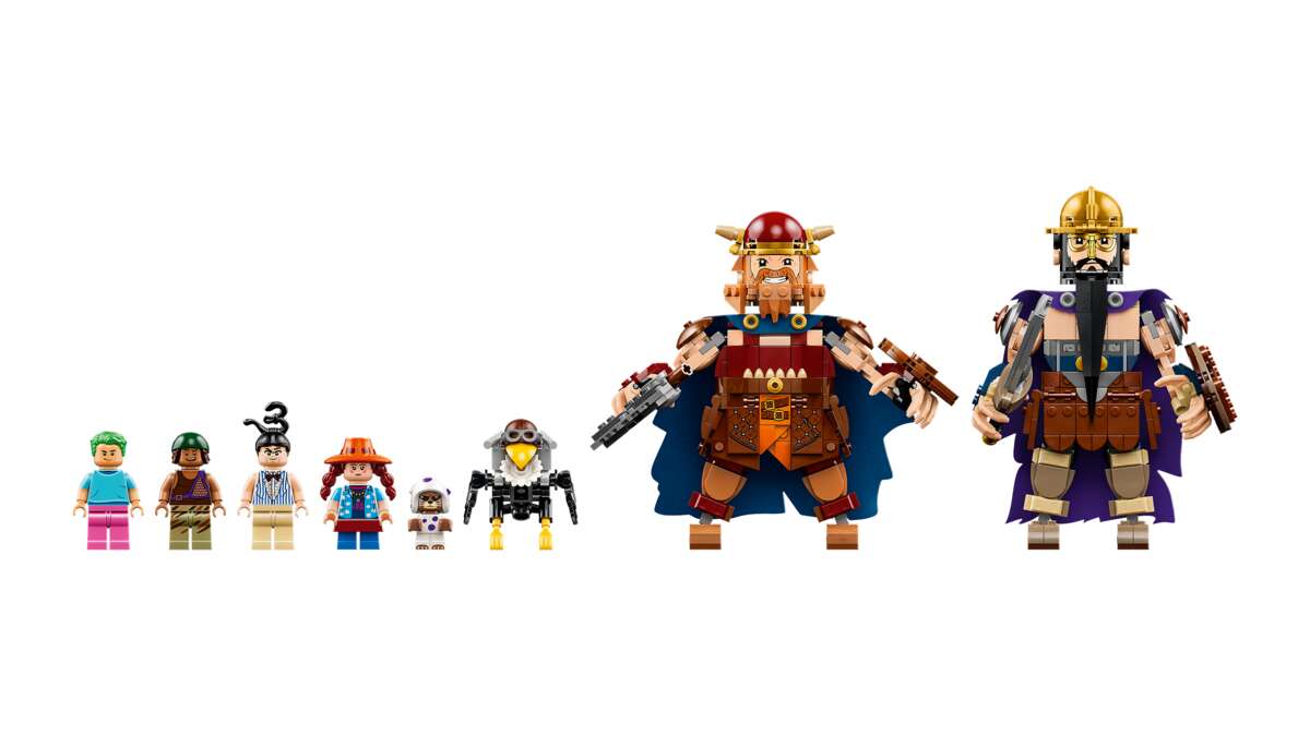 LEGO® ONE PIECE Dorry mot Brogy – kjempene fra Little Garden 75644