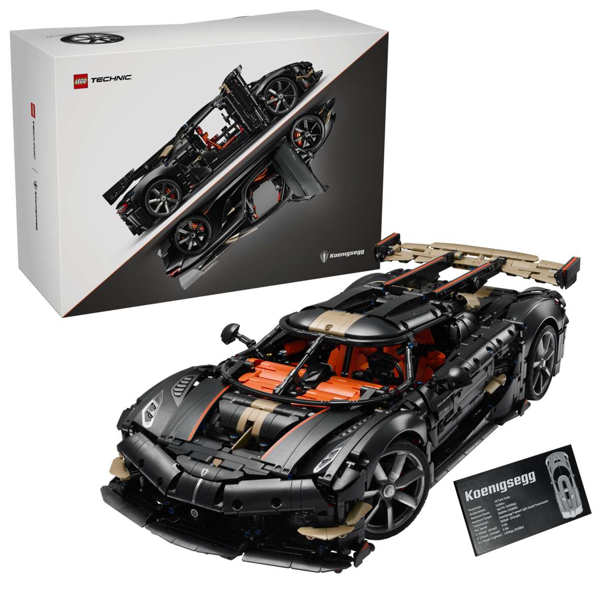 LEGO® Technic Koenigsegg Sadair's Spear-megabil 42232