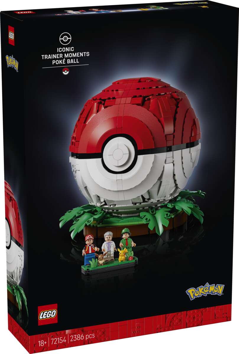 LEGO® Pokémon Pokéball med ikoniske Trenerøyeblikk 72154