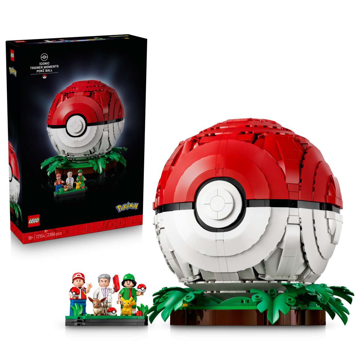 LEGO® Pokémon Pokéball med ikoniske Trenerøyeblikk 72154