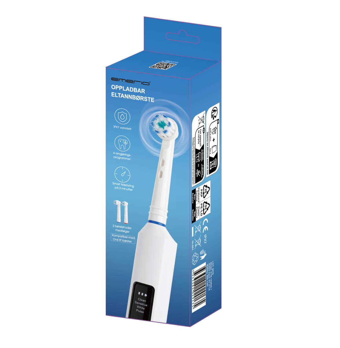 Emerio ETB-133520.1 elektrisk tannbørste
