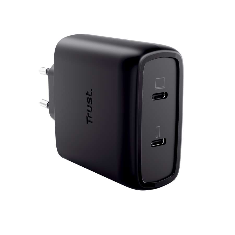 Trust Maxo 65W 2-port USB-C GaN-lader