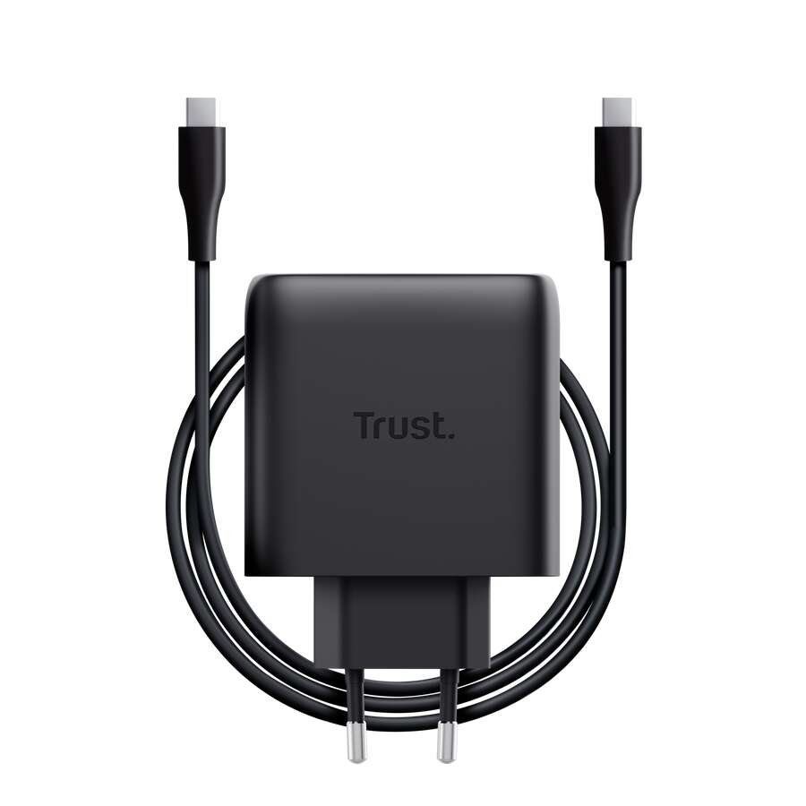 Trust Maxo 65W 2-port USB-C GaN-lader
