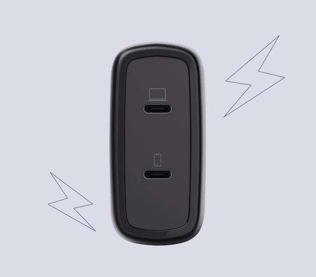 Trust Maxo 65W 2-port USB-C GaN-lader