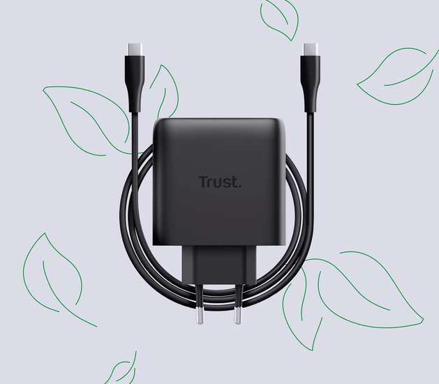Trust Maxo 65W 2-port USB-C GaN-lader