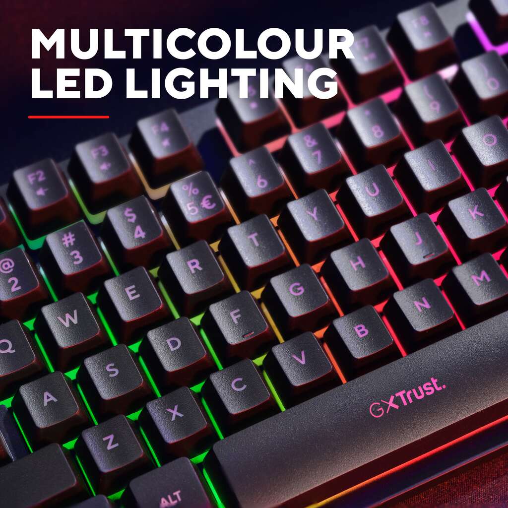 Trust GXT 831 Thado trådløst TKL gamingtastatur
