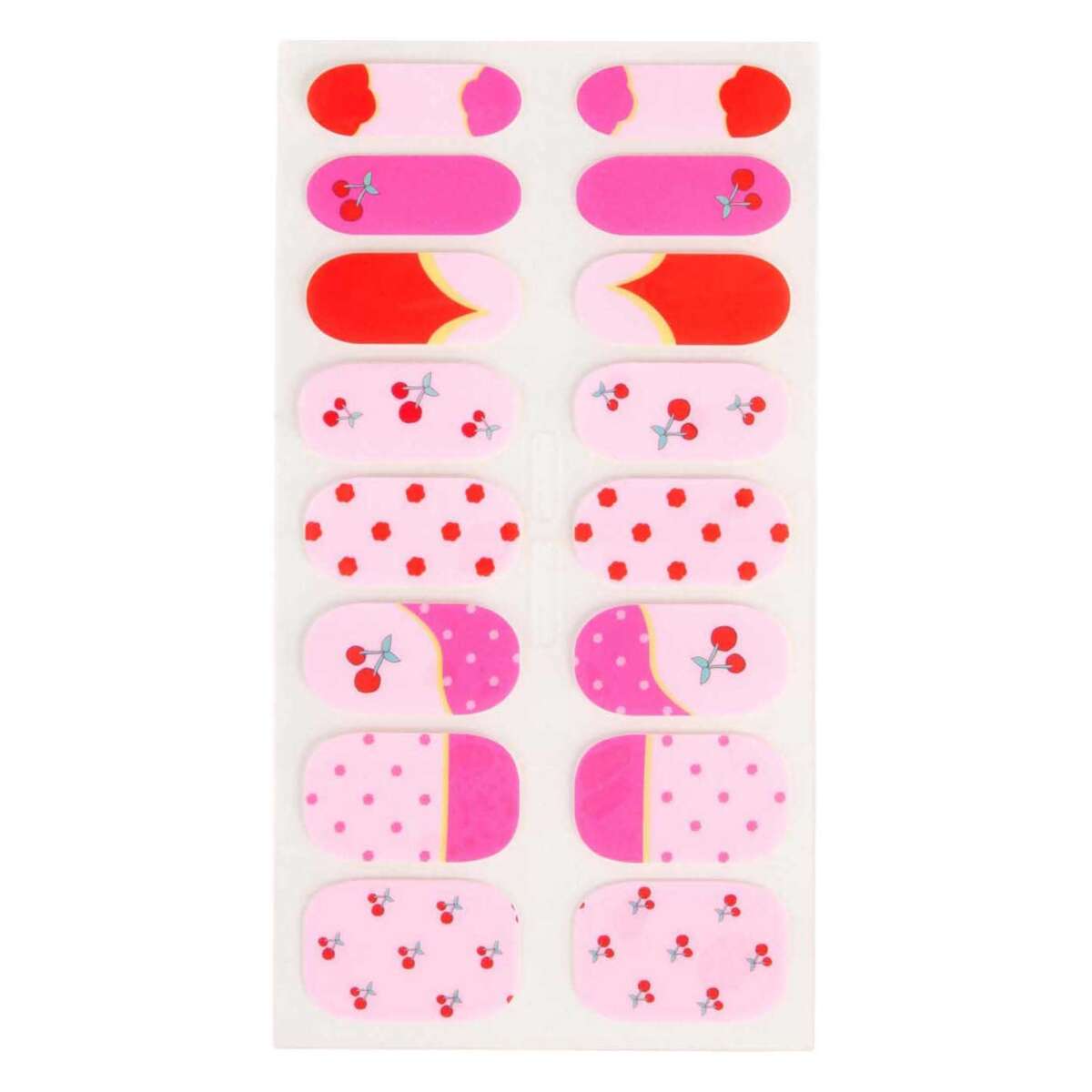 CREATE IT! Negleklistremerker Cherry med neglefil