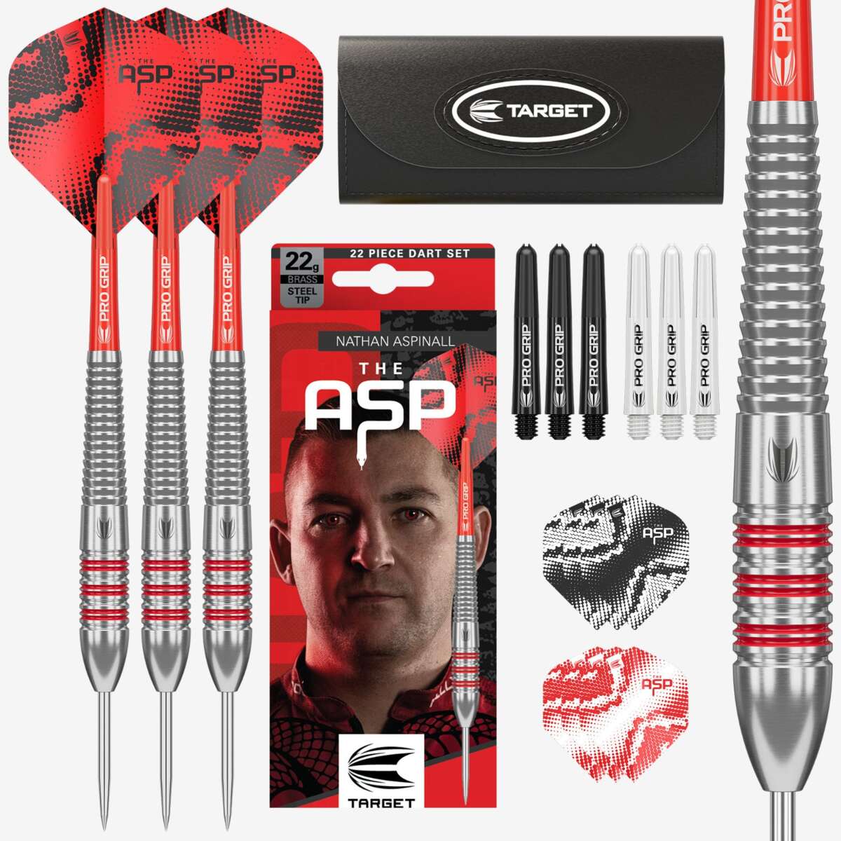 Target Nathan Aspinall The Asp dartpiler steel tip 22 g