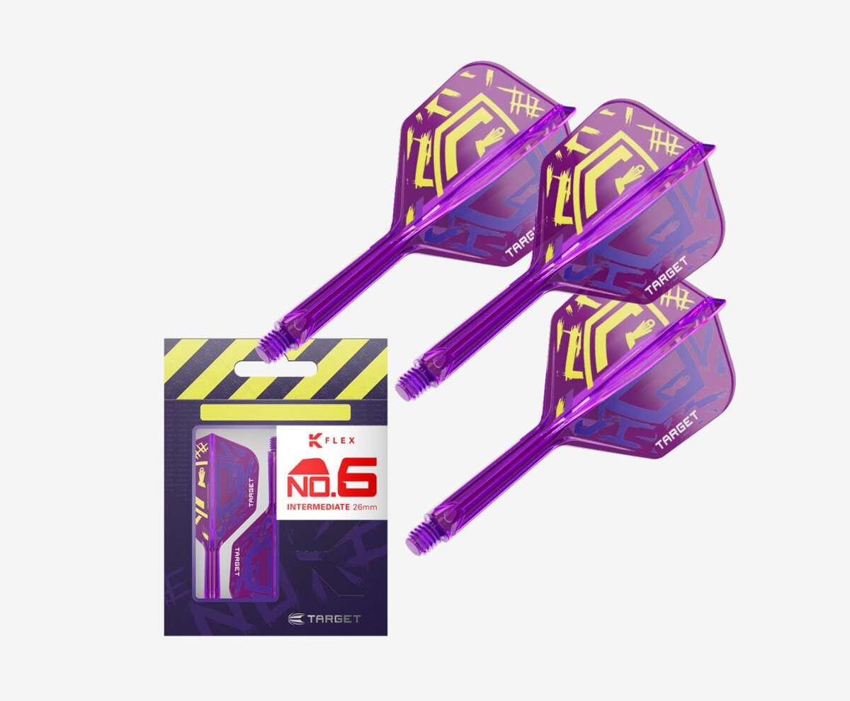 Target Luke Littler World Champion K-Flex No.6 Intermediate 26 mm 3pk