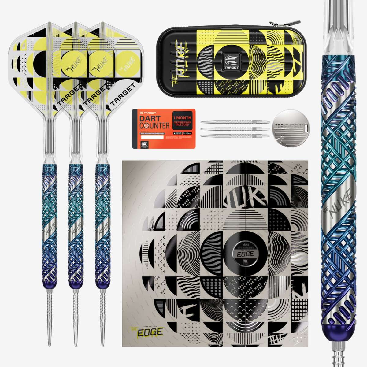 Target Luke Littler Edge dartpiler steel tip 22 g 3pk