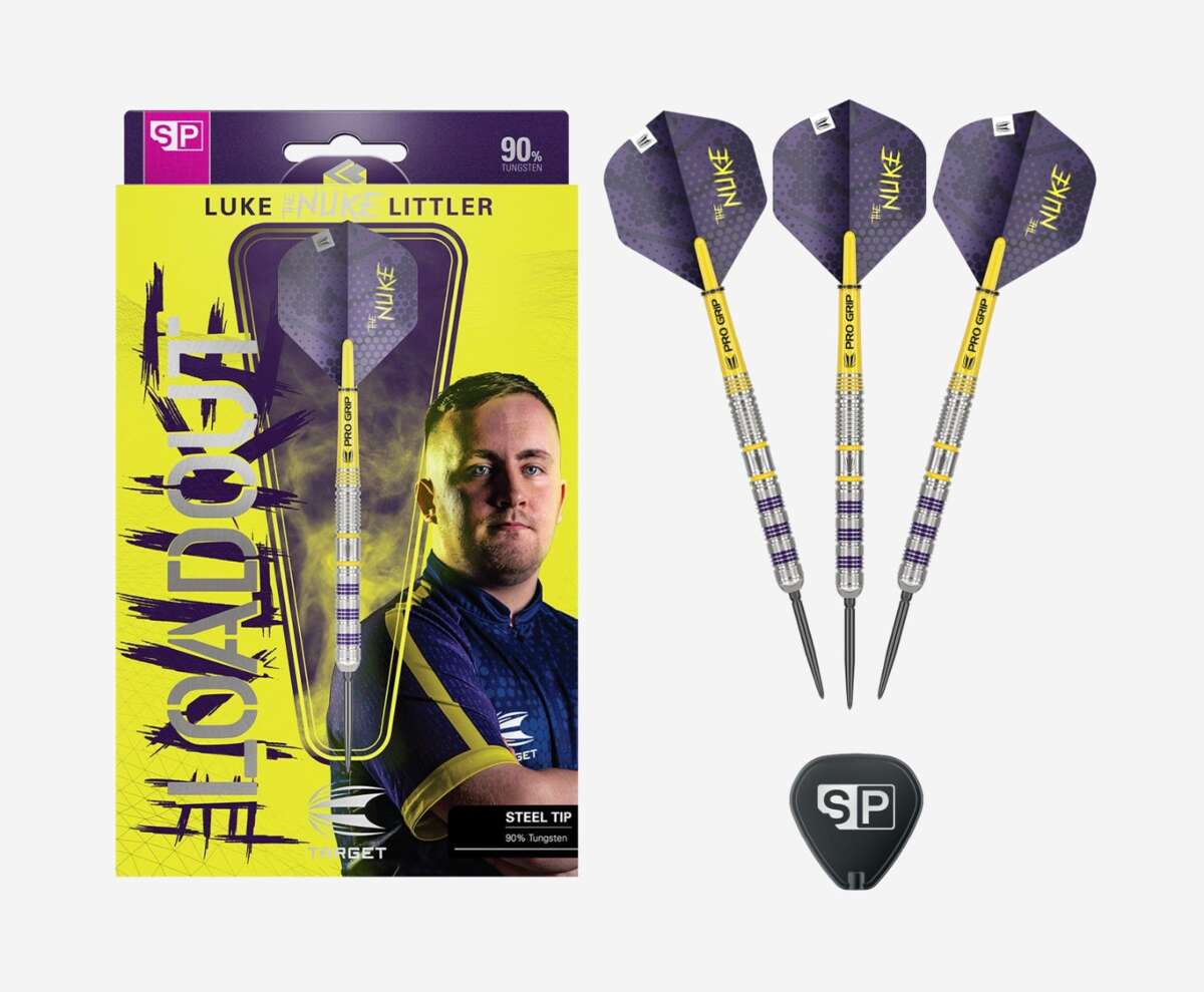 Target Luke Littler Loadout dartpiler steel tip 24 g