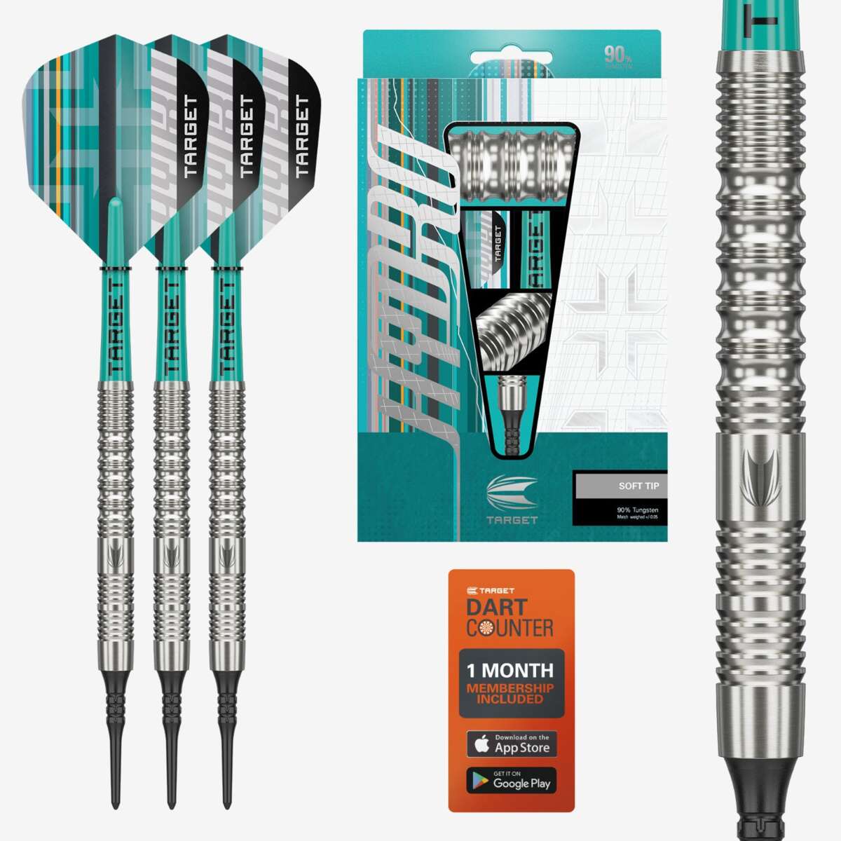 Target Hydro 12 dartpiler soft tip 18 g 3pk