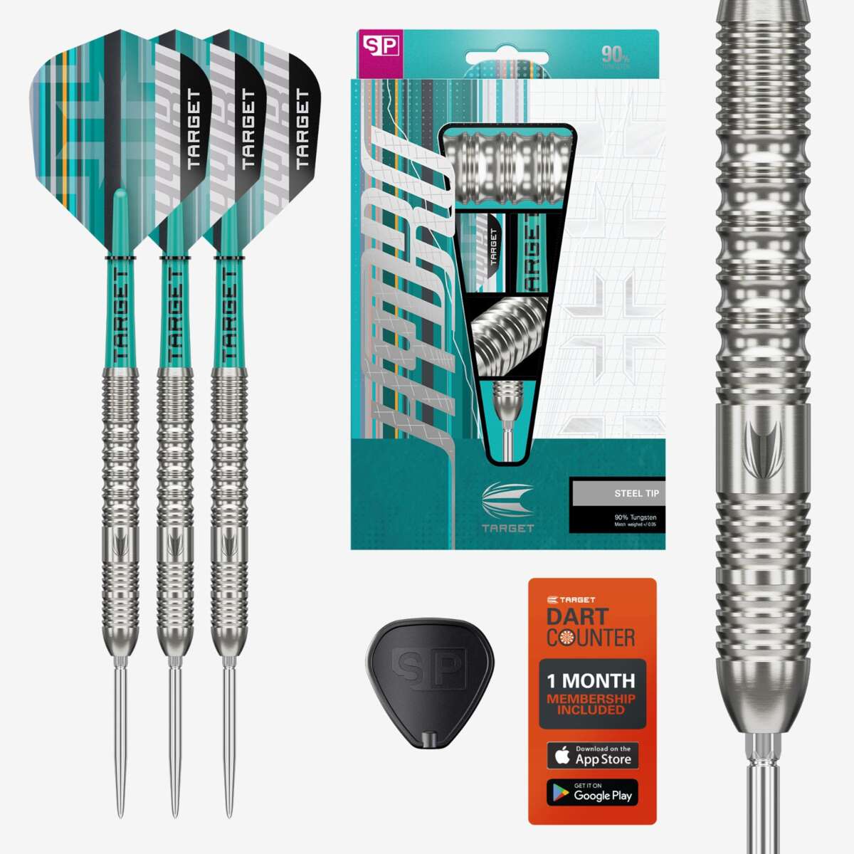 Target Hydro 01 dartpiler steel tip 24 g 3pk