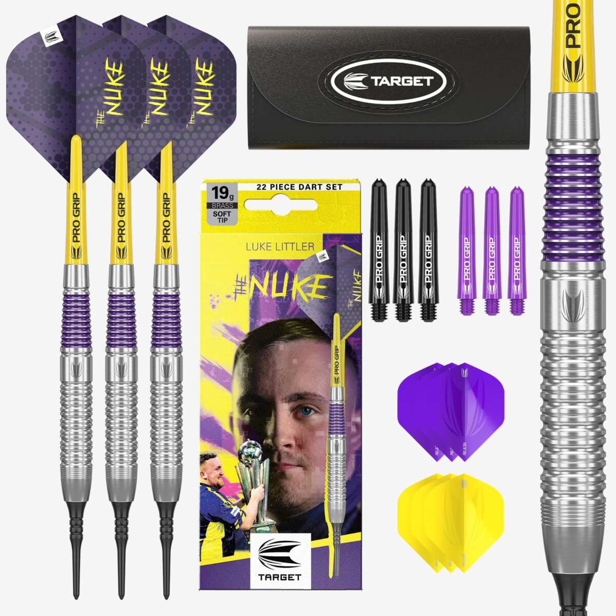 Target Luke Littler The Nuke dartpiler soft tip 19 g