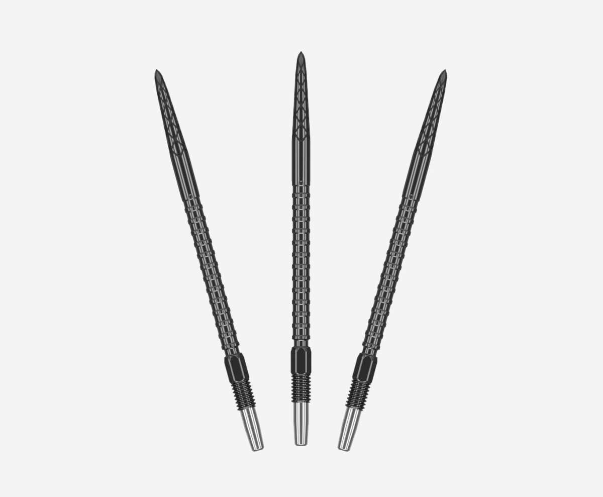 Target Swiss DS Surge dartspisser svart 30 mm 3pk