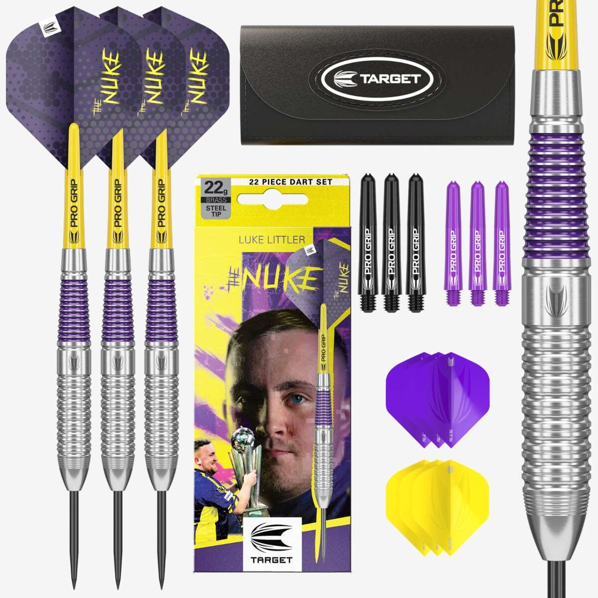 Target Luke Littler dartsett steel tip 22 g 22 deler