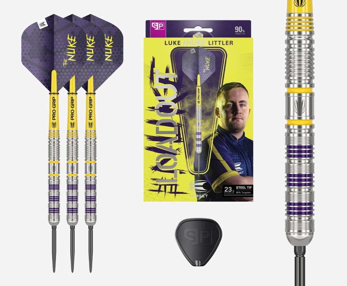 Target Luke Littler Loadout dartpiler steel tip 23 g