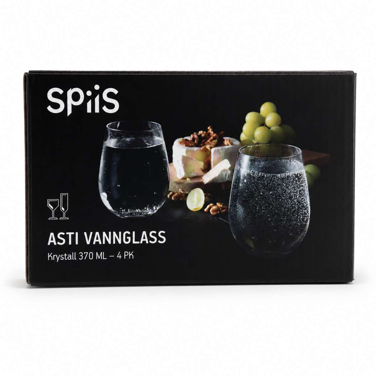 SPiis vinglass 4 pk