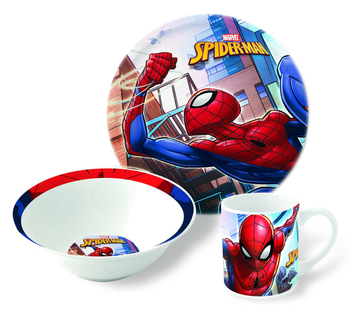 Spiderman frokostsett