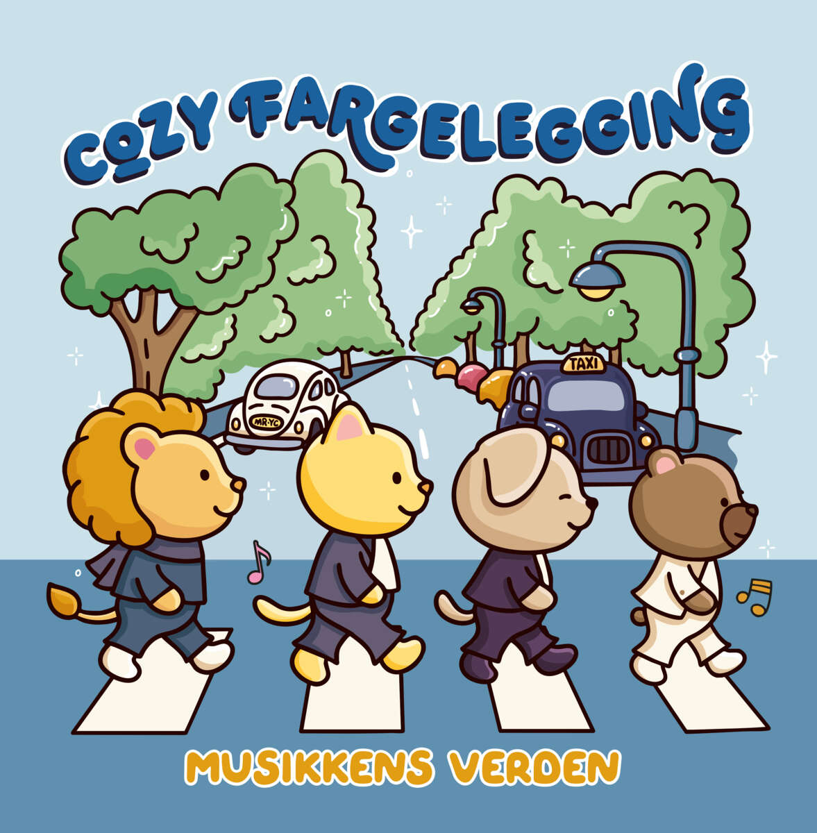 Cozy fargelegging Musikkens verden