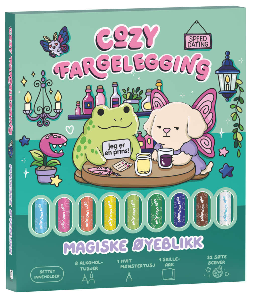 Cozy fargelegging Magiske øyeblikk fargeleggingssett