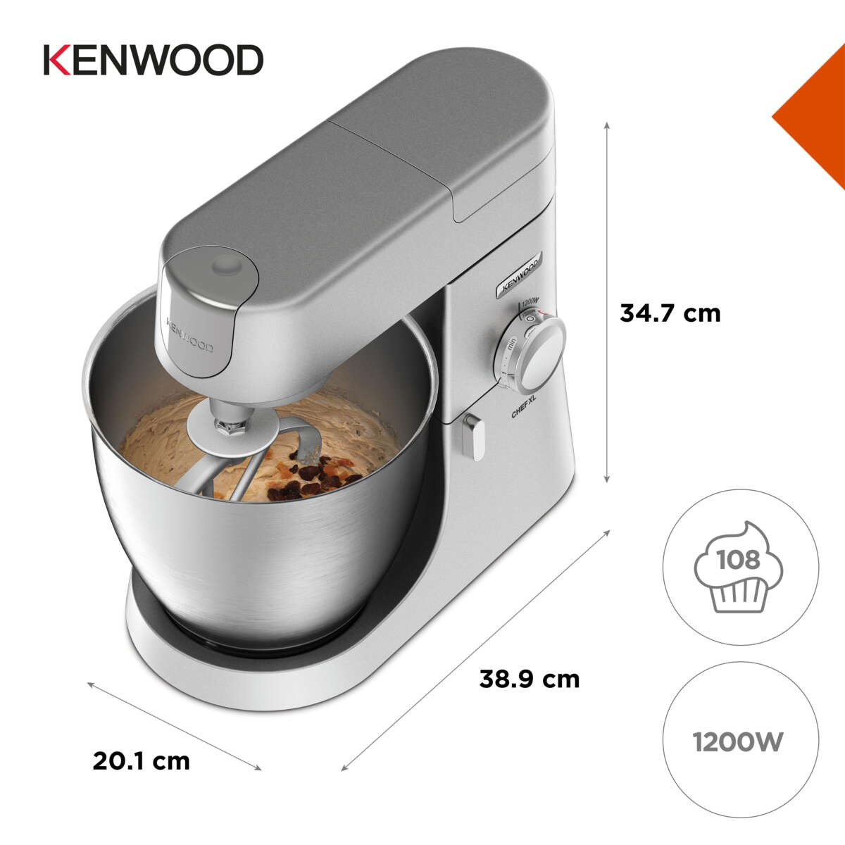 Kenwood Chef XL KVL4140S kjøkkenmaskin