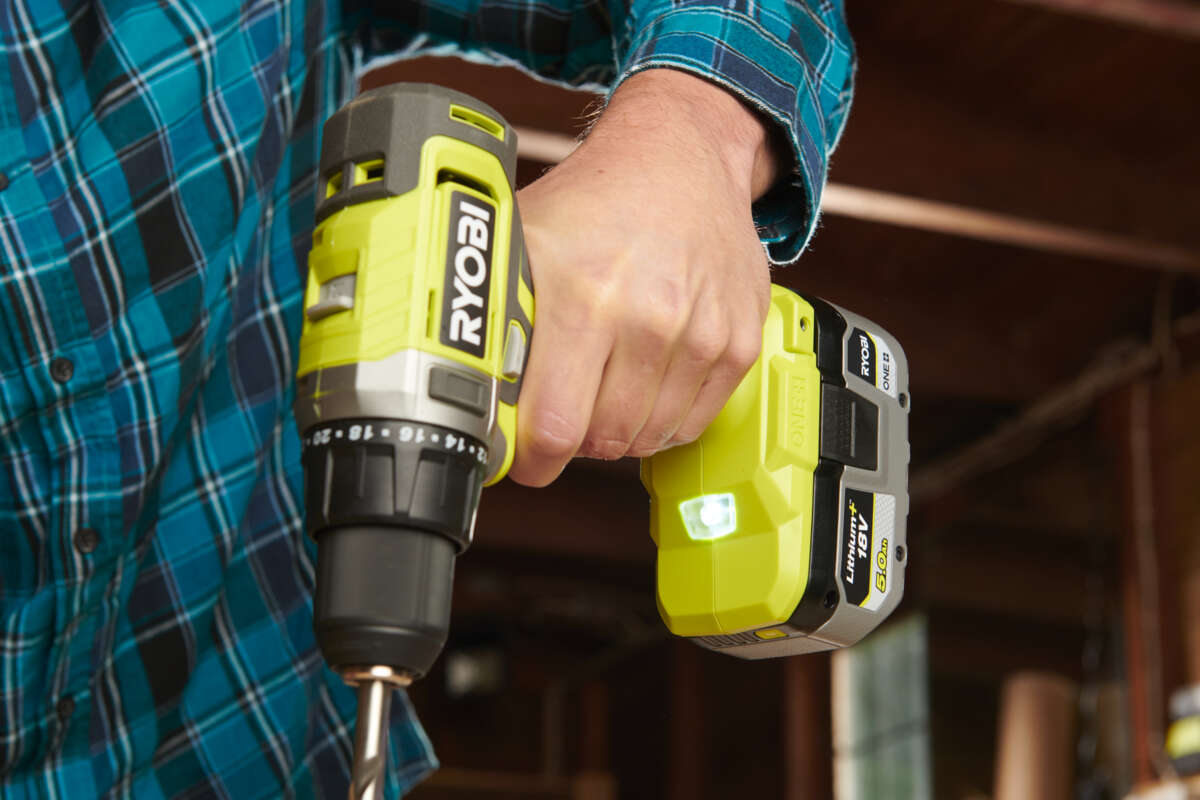 Ryobi ONE+ RDD18-140TA17 bor/skrutrekker sett m/batteri