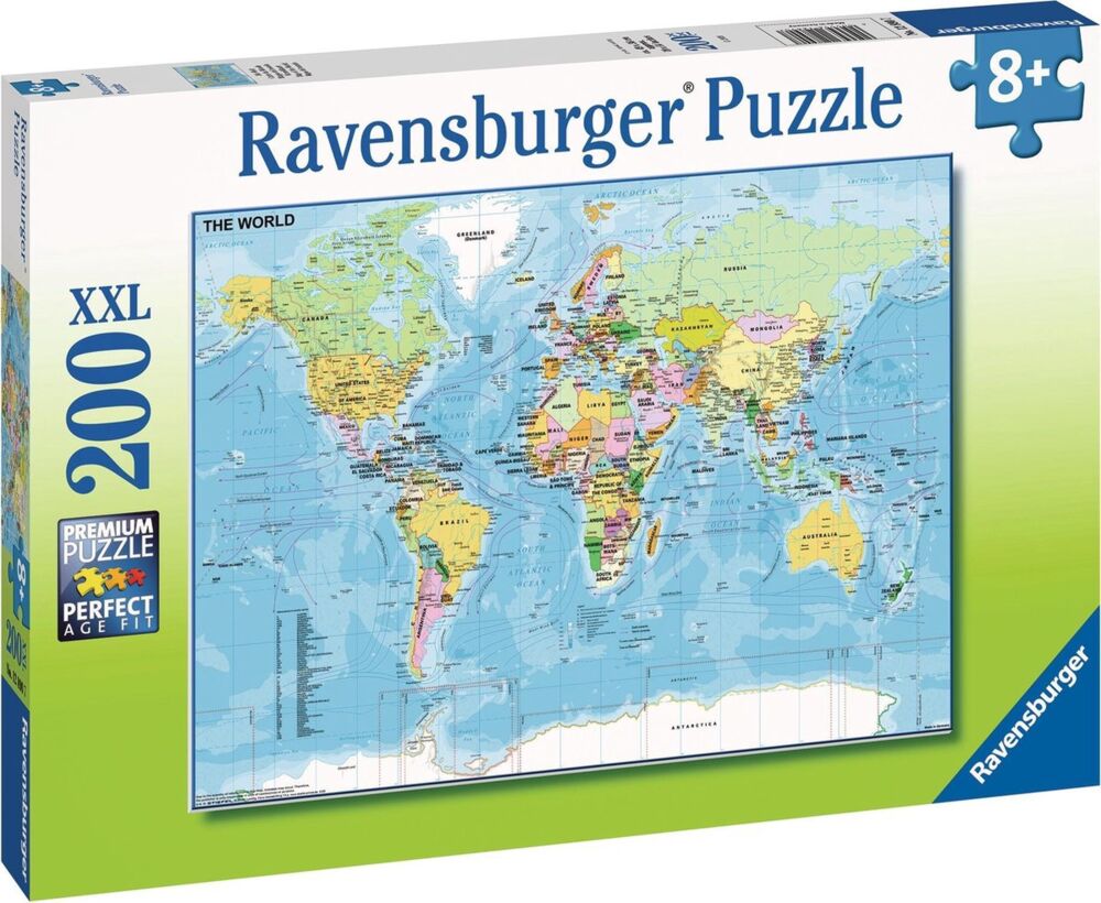 Ravensburger Puzzle Verdenskart puslespill