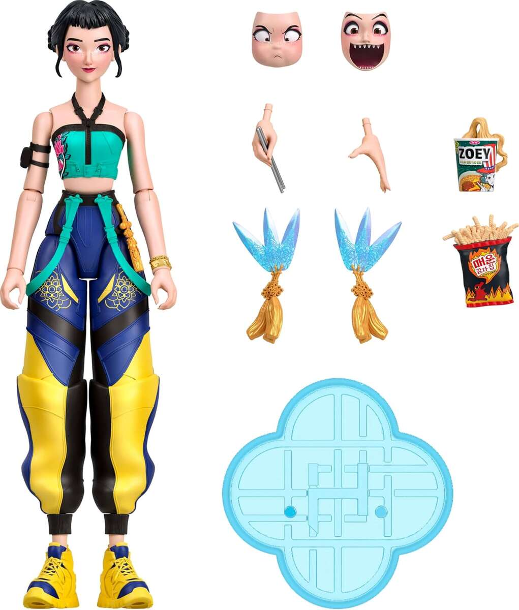 KPop Demon Hunters HUNTR/X Zoey dukke
