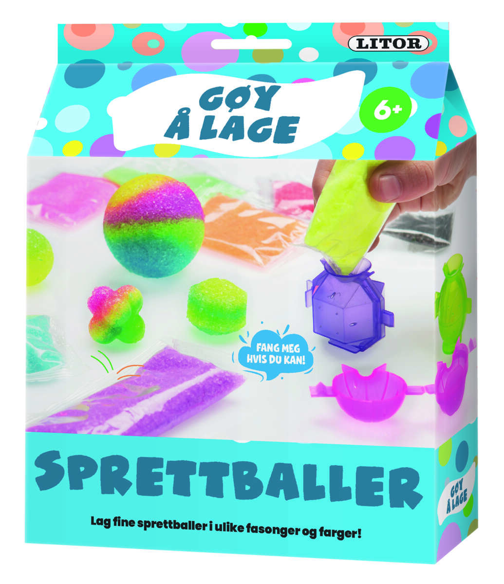 Gøy å lage sprettballer — kreativ hobbyeske