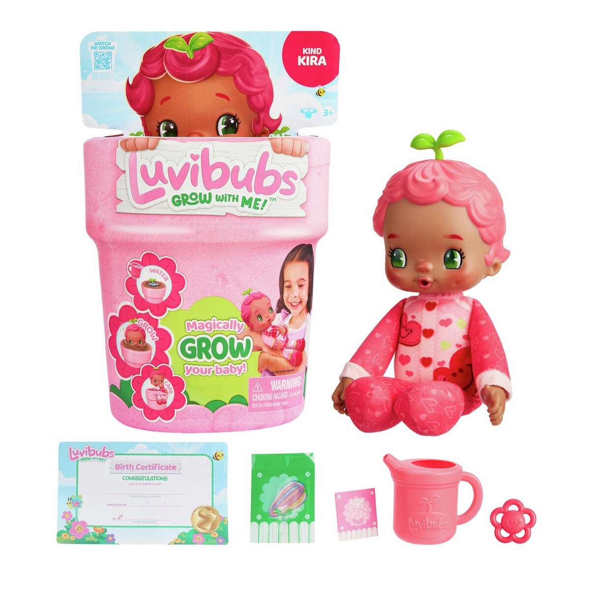 Luvibubs Grow With Me! Kind Kira dukke
