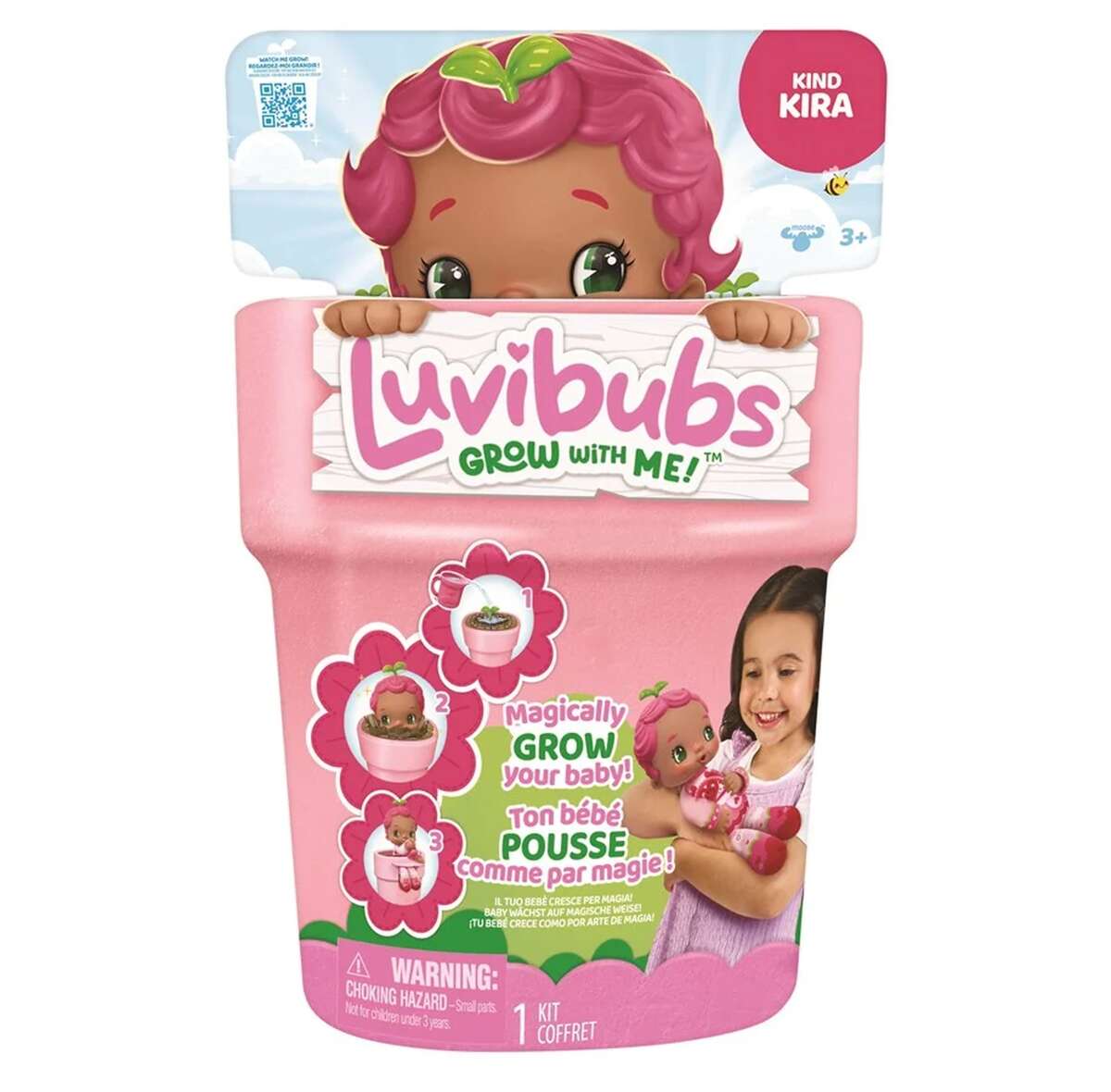 Luvibubs Grow With Me! Kind Kira dukke