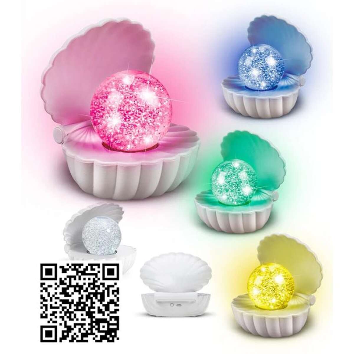 Top lIght skjell glitterlampe