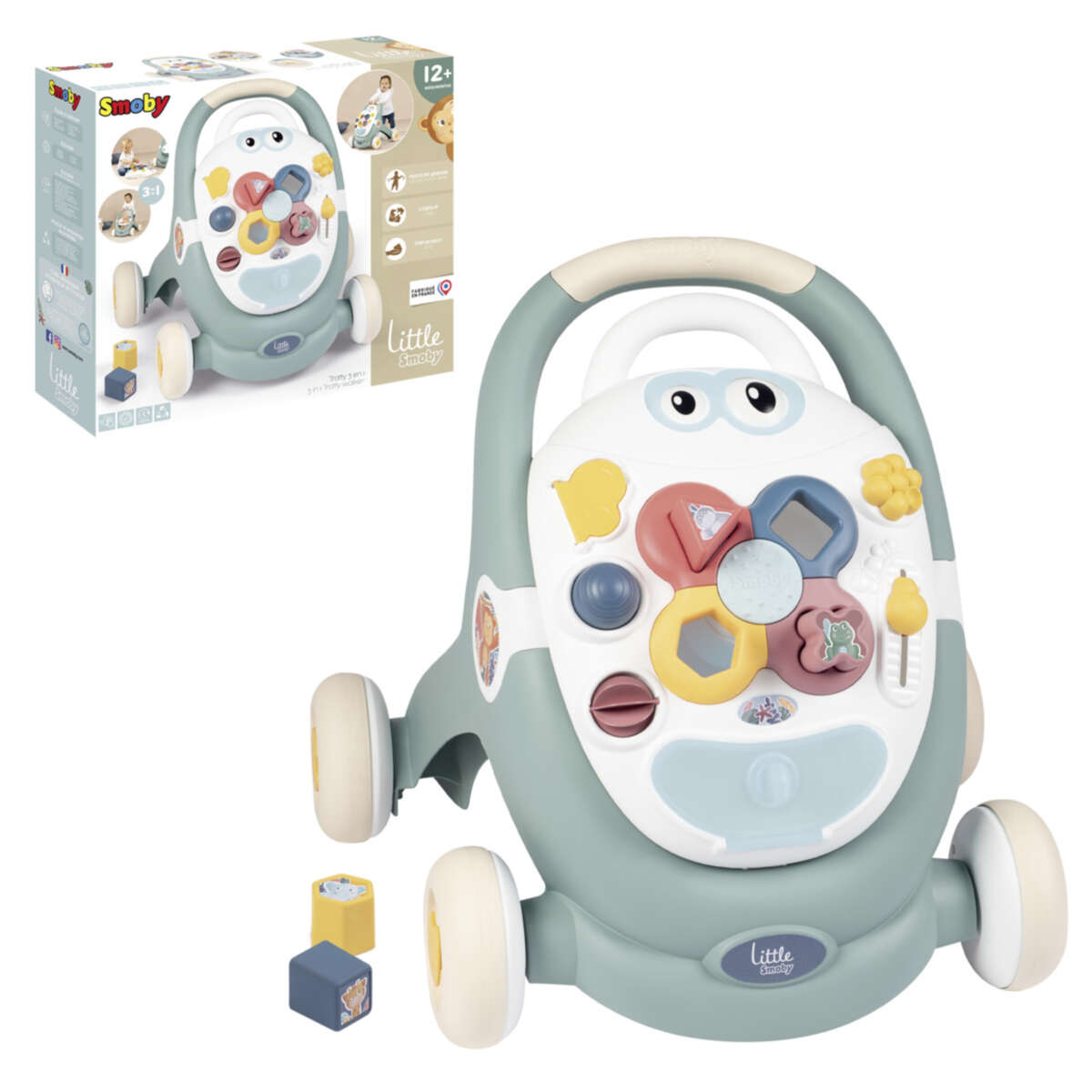 Little Smoby 3-i-1 gåvogn