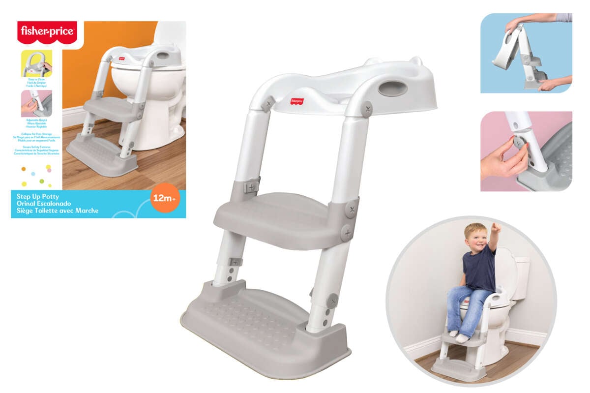 Fisher-Price toalett-trener med trapp