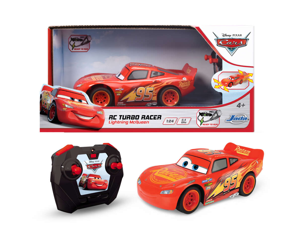 Disney Biler Lynet McQueen radiostyrt Turbo Racer