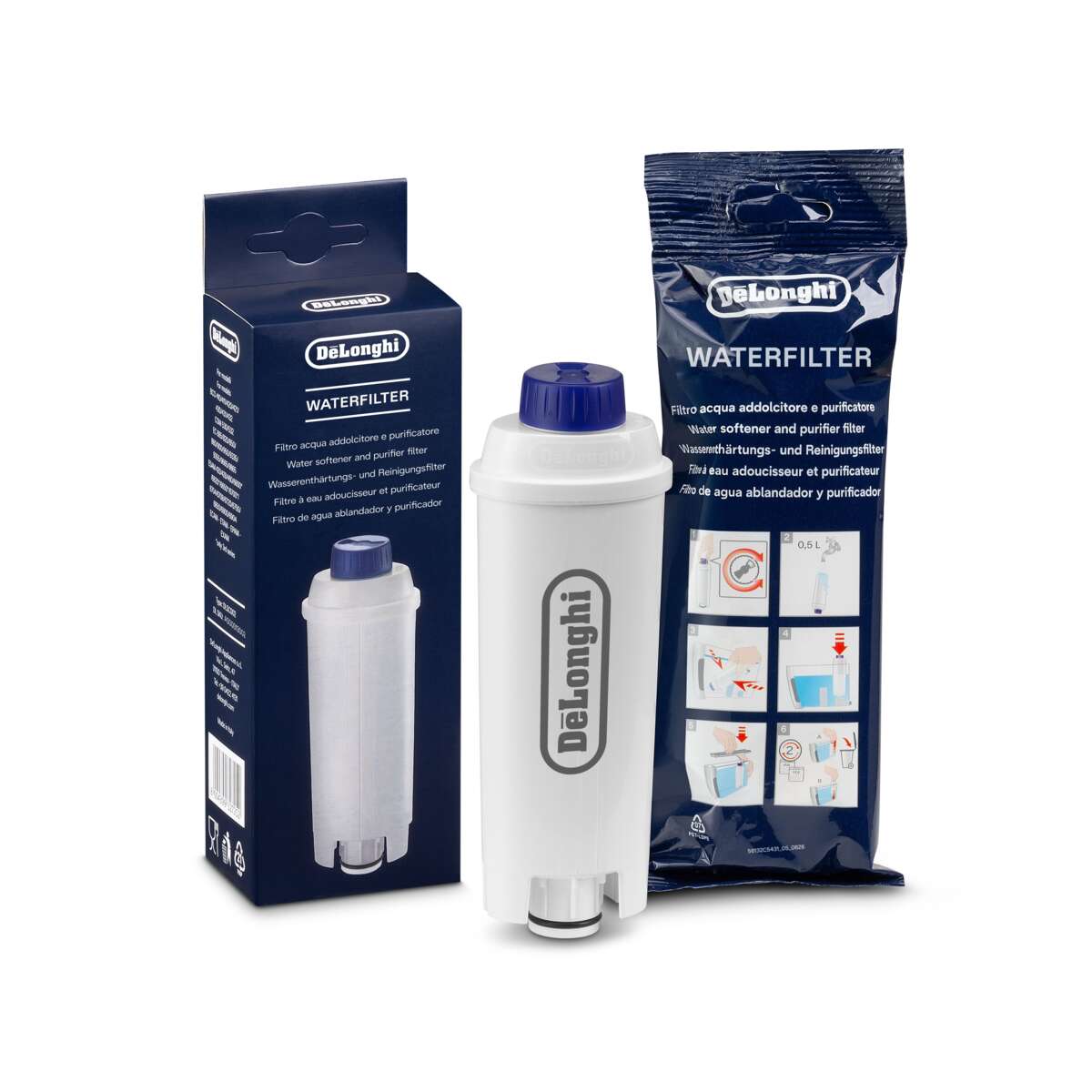 De'Longhi vannfilter for kaffemaskin