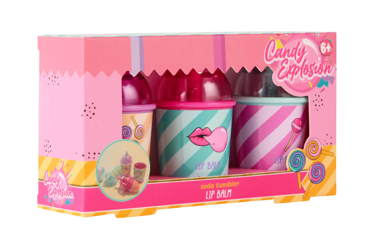 Create it! Candy Explosion leppepomadesett 3pk