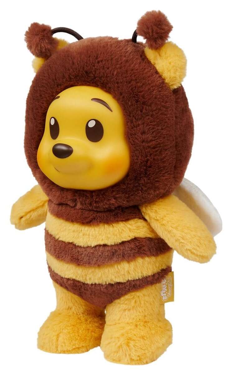 YUYUS Disney Ole Brumm bamse i biekostyme 28 cm