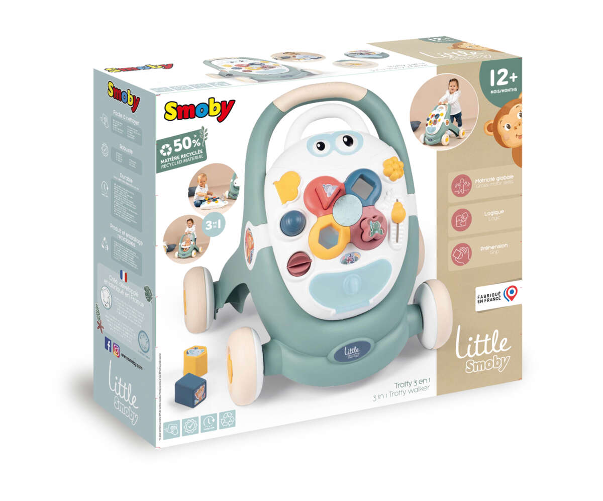 Little Smoby 3-i-1 gåvogn