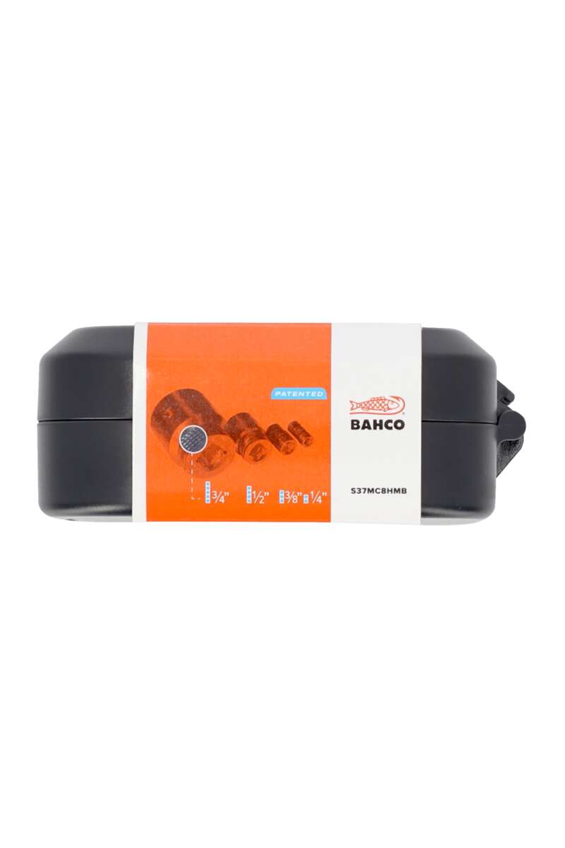 Bahco Black Edit ¼” pipesett 37 deler