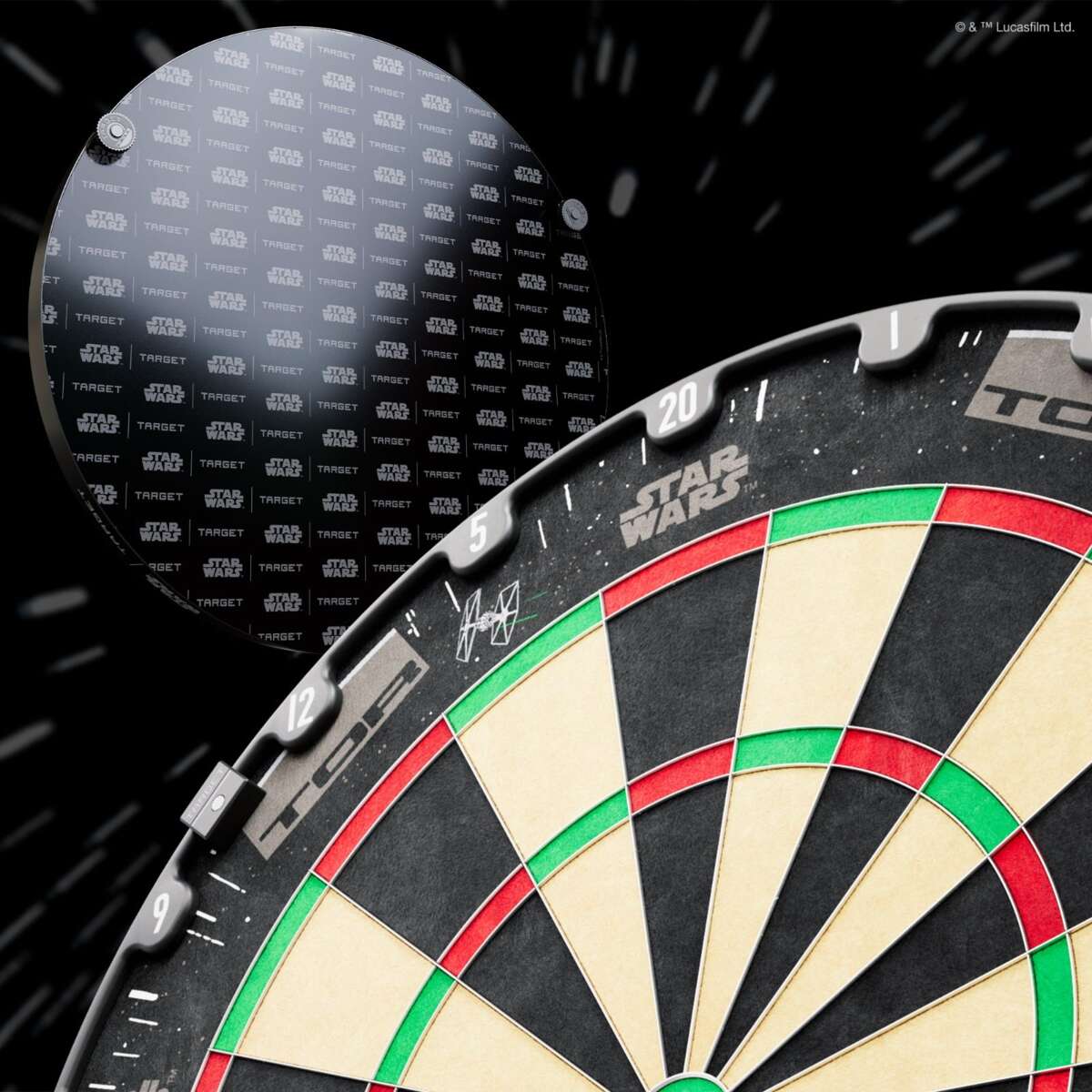 Target Star Wars Millennium Falcon dartskive
